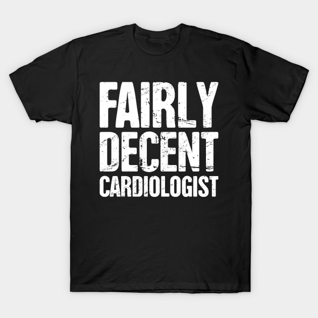 Distressed Funny Heart Doctor Cardiologist T-Shirt by MeatMan